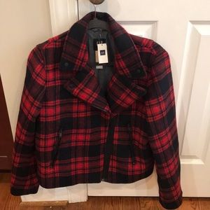 GAP plaid winter coat